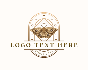 Moth - Mystical Moth Butterfly logo design