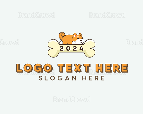 Dog Bone Pet Logo