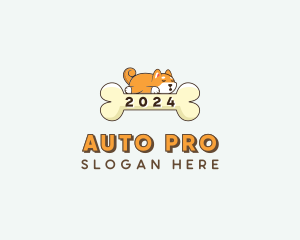 Dog Bone Pet Logo