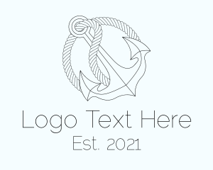 Tourism - Nautical Anchor Rope logo design