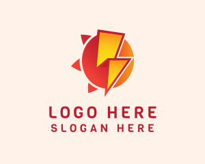 Sustainable - Solar Electric Power logo design