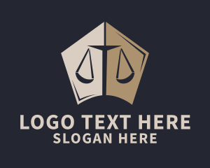 Judge - Justice Legal Scale logo design