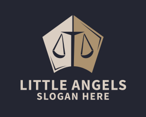 Judiciary - Justice Legal Scale logo design