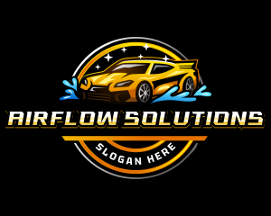 Automotive Water Cleaning  logo design