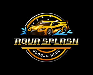 Automotive Water Cleaning  logo design