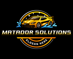 Automotive Water Cleaning  logo design