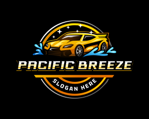 Automotive Water Cleaning  logo design