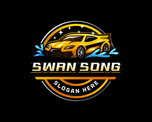 Automotive Water Cleaning  logo design