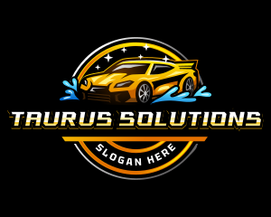 Automotive Water Cleaning  logo design