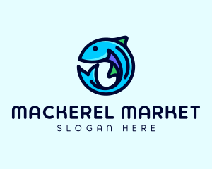 Fish Aquarium Fishery logo design