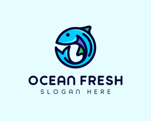Tuna - Fish Aquarium Fishery logo design