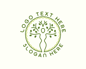 Eco - Tree Planting Forestry logo design