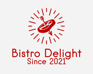 Red Steak Bistro  logo design