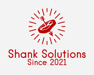 Shank - Red Steak Bistro logo design