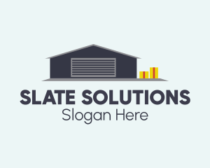 Gray Storage Warehouse logo design