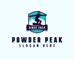 Ski - Mountain Snowboard Team logo design