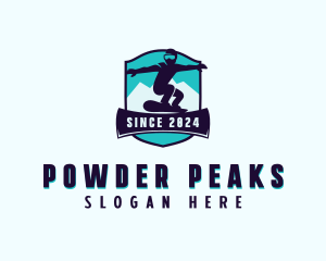 Snowboarding - Mountain Snowboard Team logo design