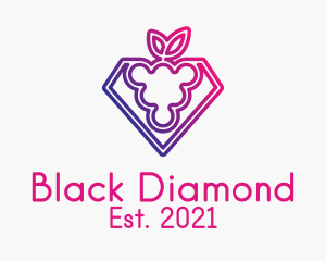 Diamond Grape Wine logo design