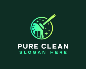 Cleaning Sanitary Wash logo design