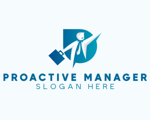 Manager - Human Employee Recruitment logo design