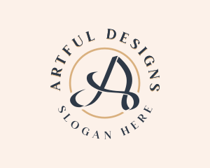 Classic Fashion Letter A logo design