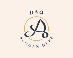 Ribbon - Classic Fashion Letter A logo design