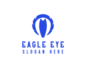  Eye Feather Wildlife logo design