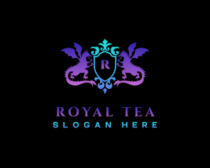 Royal Dragon Shield  logo design