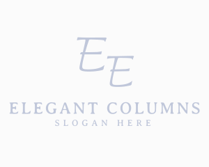 Elegant Minimalist Typography logo design