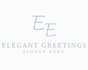 Elegant Minimalist Typography logo design