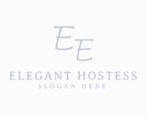 Elegant Minimalist Typography logo design