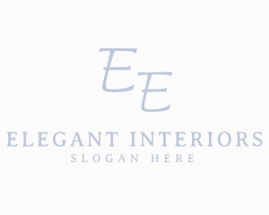 Elegant Minimalist Typography logo design