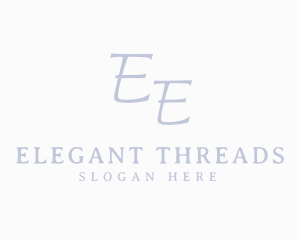 Elegant Minimalist Typography logo design