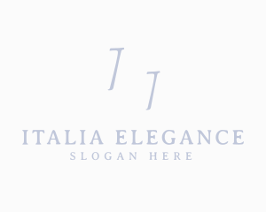 Elegant Minimalist Typography logo design