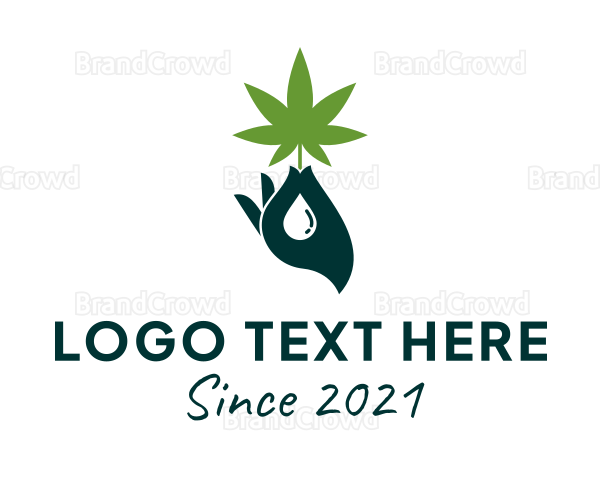 Cannabis Medicinal Leaf Logo