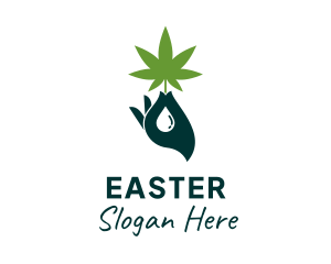 Cannabis Medicinal Leaf  Logo