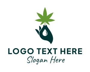 Cannabis Medicinal Leaf  Logo