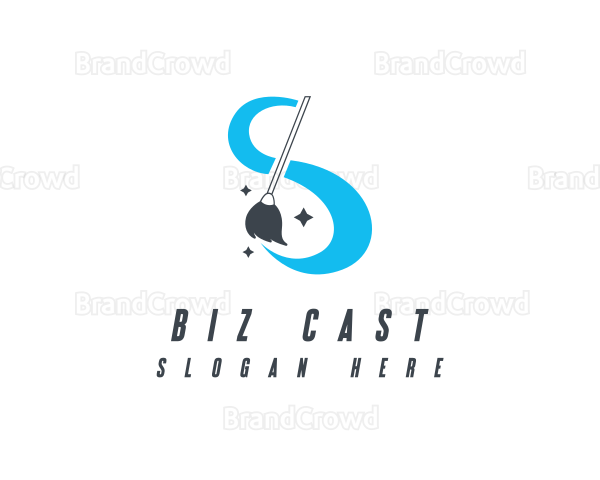 Cleaning Mop Swoosh Logo