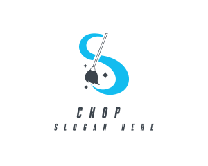 Cleaning Mop Swoosh Logo