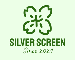 Shamrock - Clover Leaf  Scribble logo design