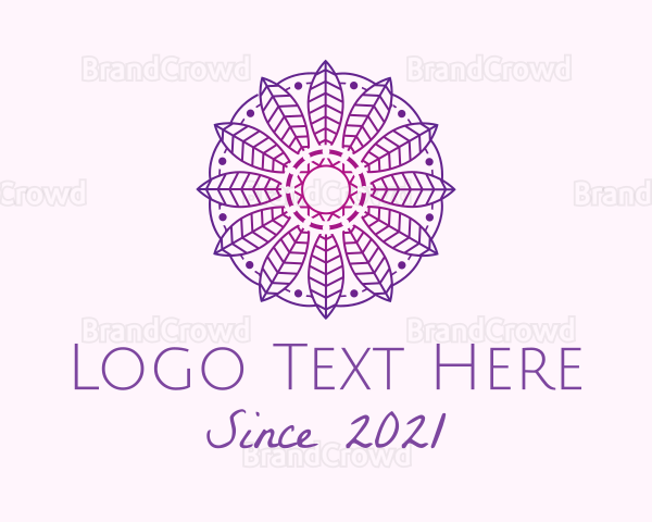 Intricate Gradient Mandala Logo