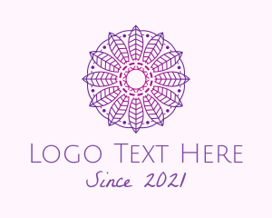 Meditation - Intricate Gradient Mandala logo design