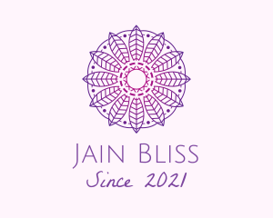 Jainism - Intricate Gradient Mandala logo design