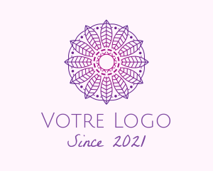 Crystal - Intricate Gradient Mandala logo design