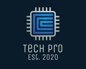 Processor - Tech Software Processor logo design