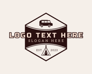 Tent - Camping Trip Business logo design