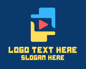 Vlogger - Hand Focus Streaming Application logo design