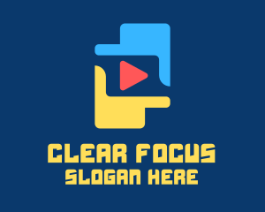 Hand Focus Streaming Application logo design