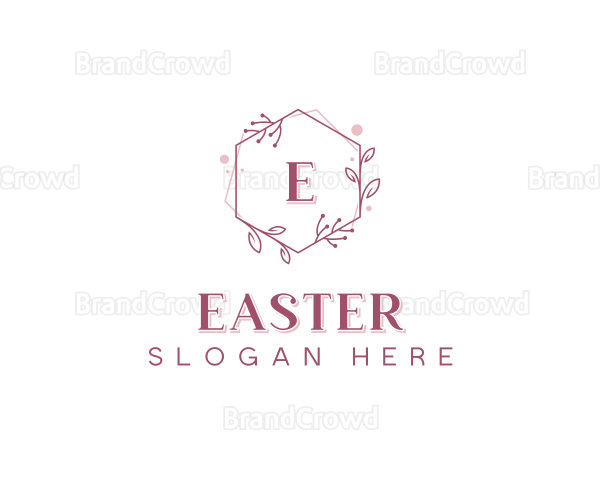 Floral Wreath Beauty Logo