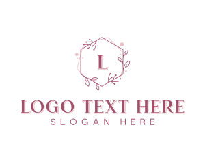 Spa - Floral Wreath Beauty logo design